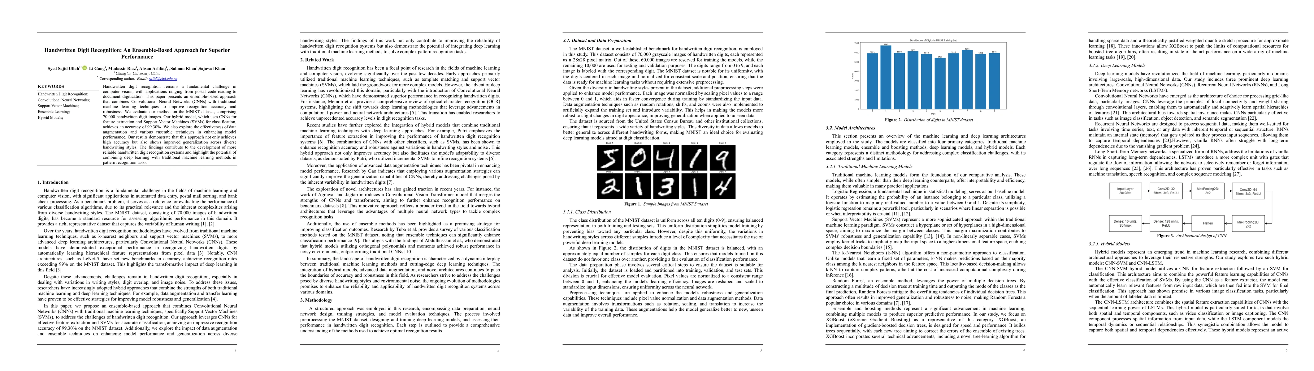 Thumbnail for Handwritten Digit Recognition: An Ensemble-Based Approach for Superior
  Performance