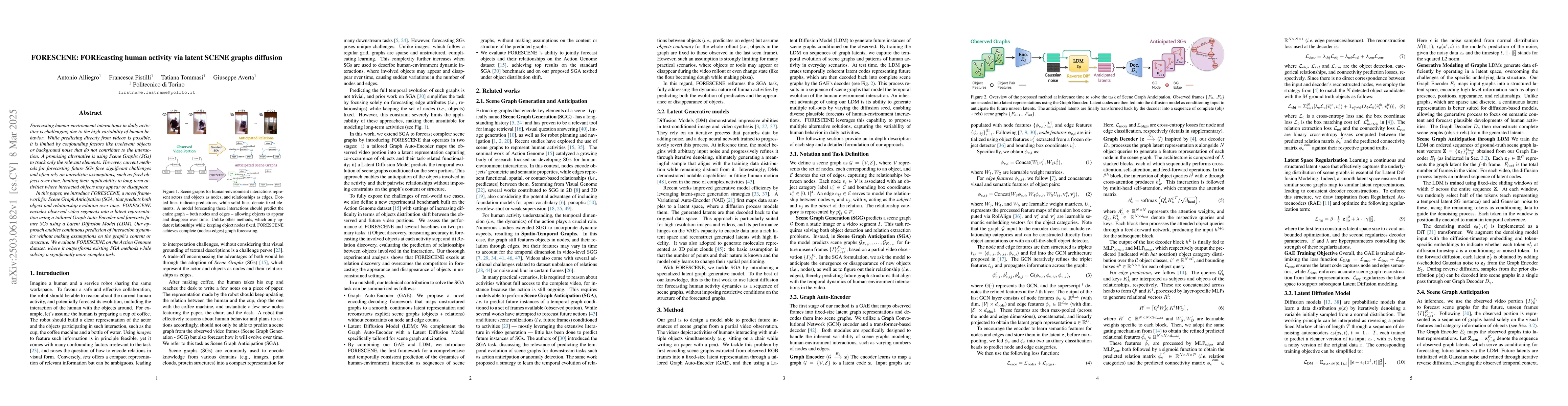 Thumbnail for FORESCENE: FOREcasting human activity via latent SCENE graphs diffusion