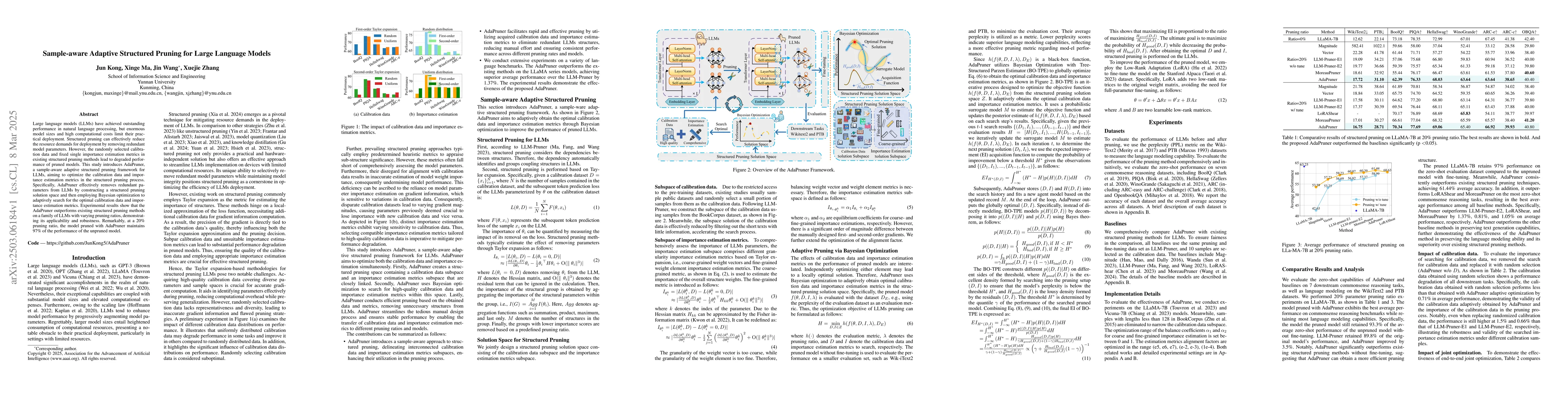 Thumbnail for Sample-aware Adaptive Structured Pruning for Large Language Models