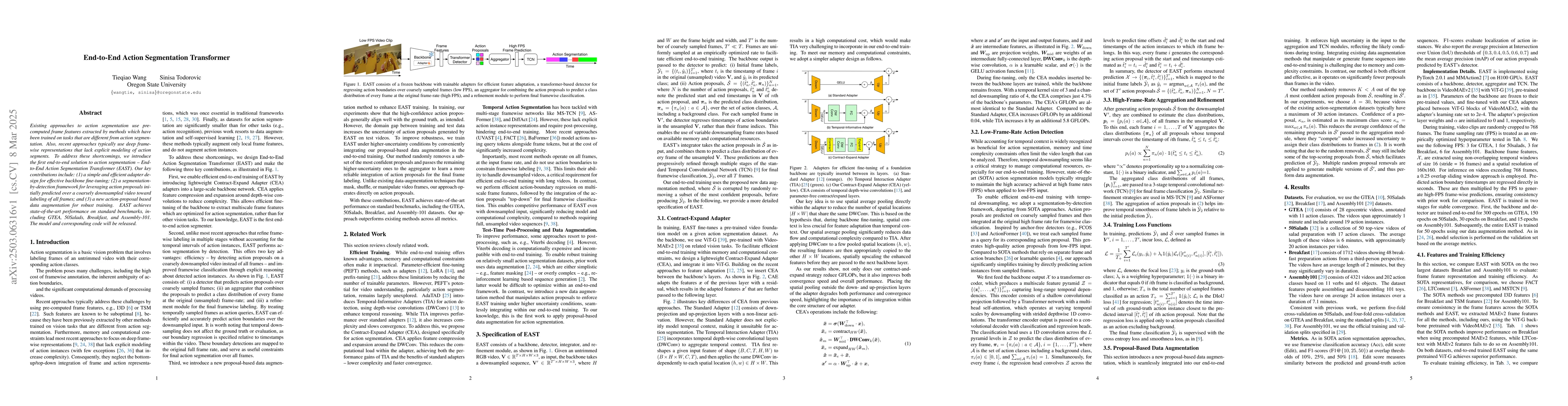 Thumbnail for End-to-End Action Segmentation Transformer