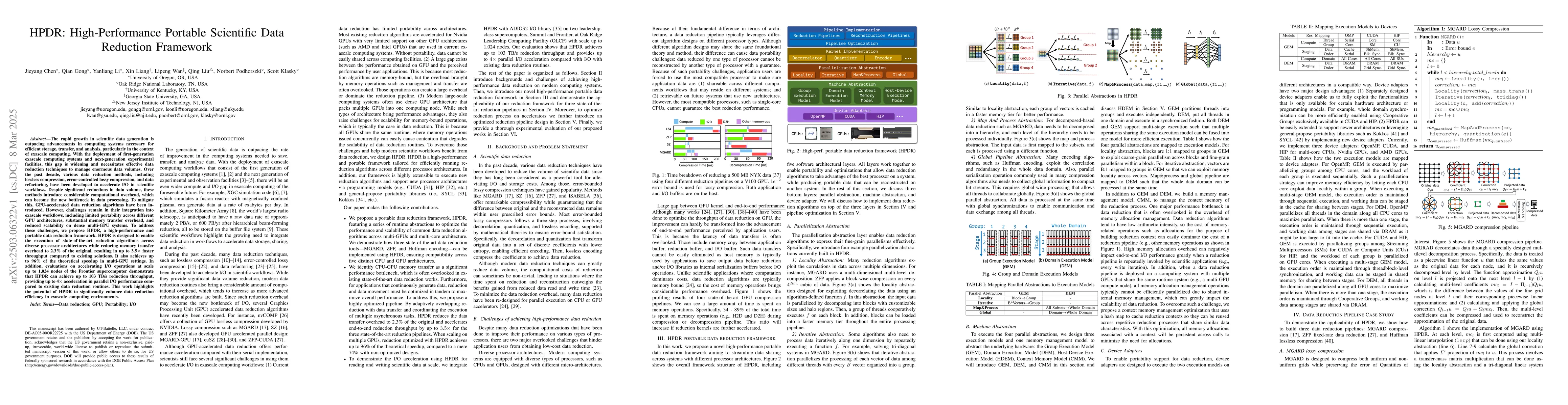 Thumbnail for HPDR: High-Performance Portable Scientific Data Reduction Framework