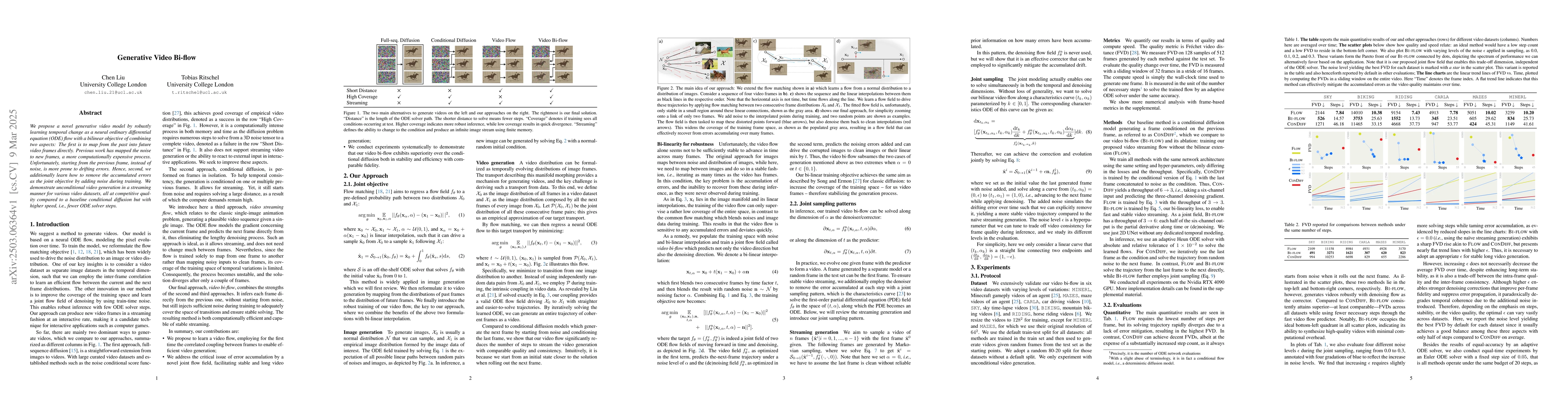 Thumbnail for Generative Video Bi-flow