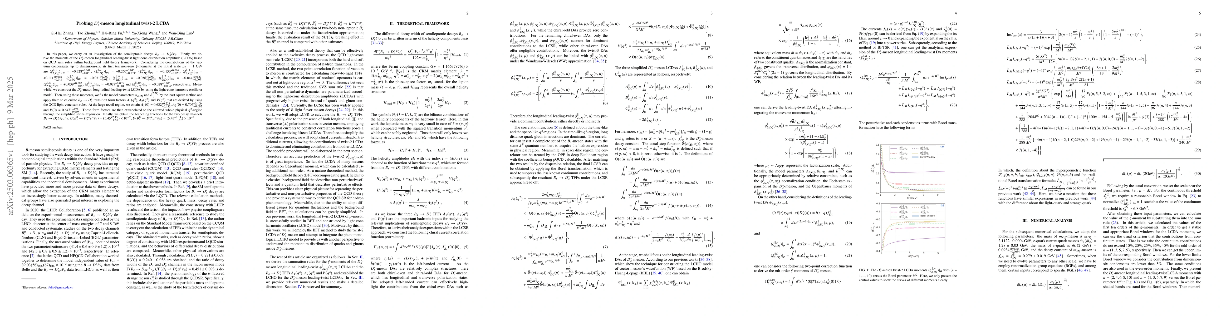 Thumbnail for Probing $D_s^*$-meson longitudinal twist-2 LCDA