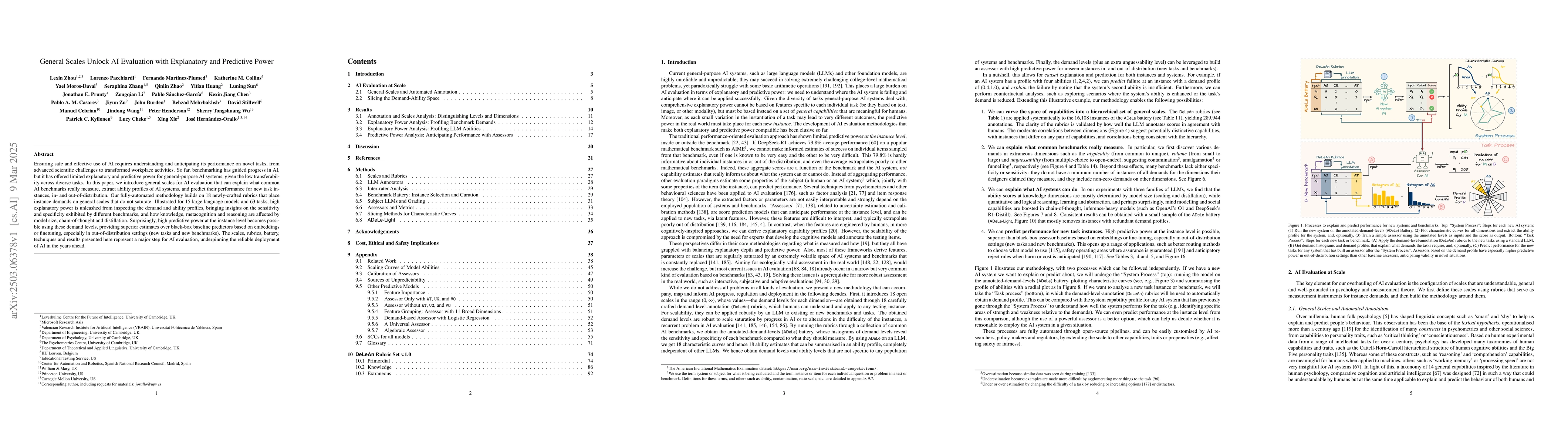 Thumbnail for General Scales Unlock AI Evaluation with Explanatory and Predictive
  Power