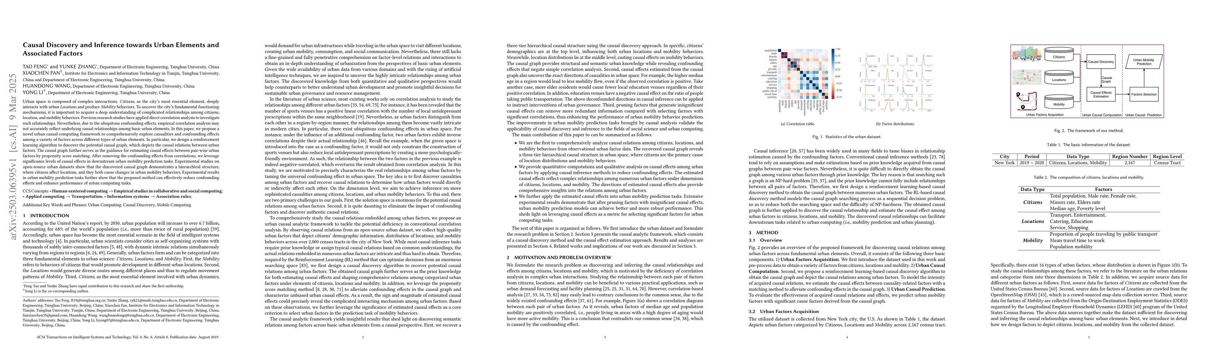 Thumbnail for Causal Discovery and Inference towards Urban Elements and Associated
  Factors