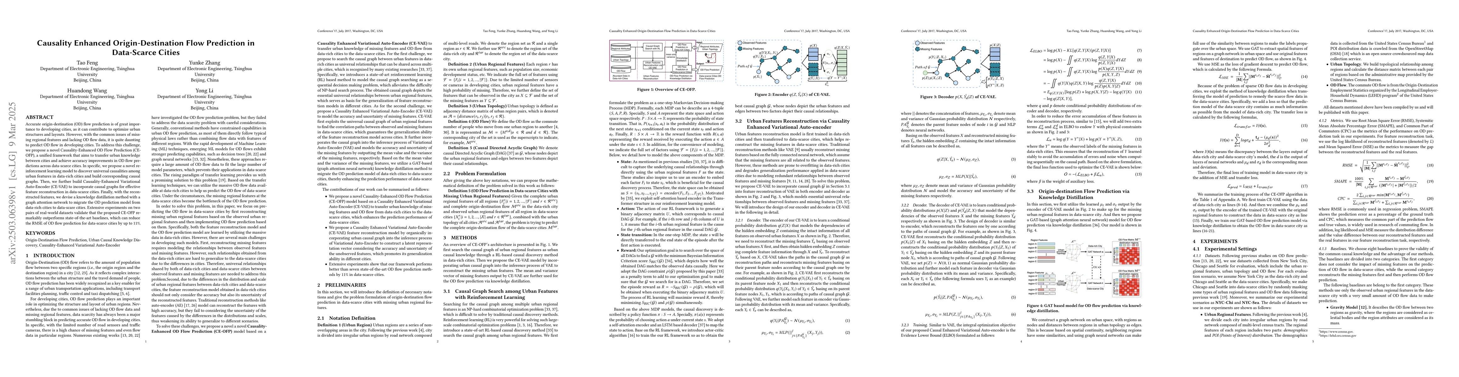 Thumbnail for Causality Enhanced Origin-Destination Flow Prediction in Data-Scarce
  Cities