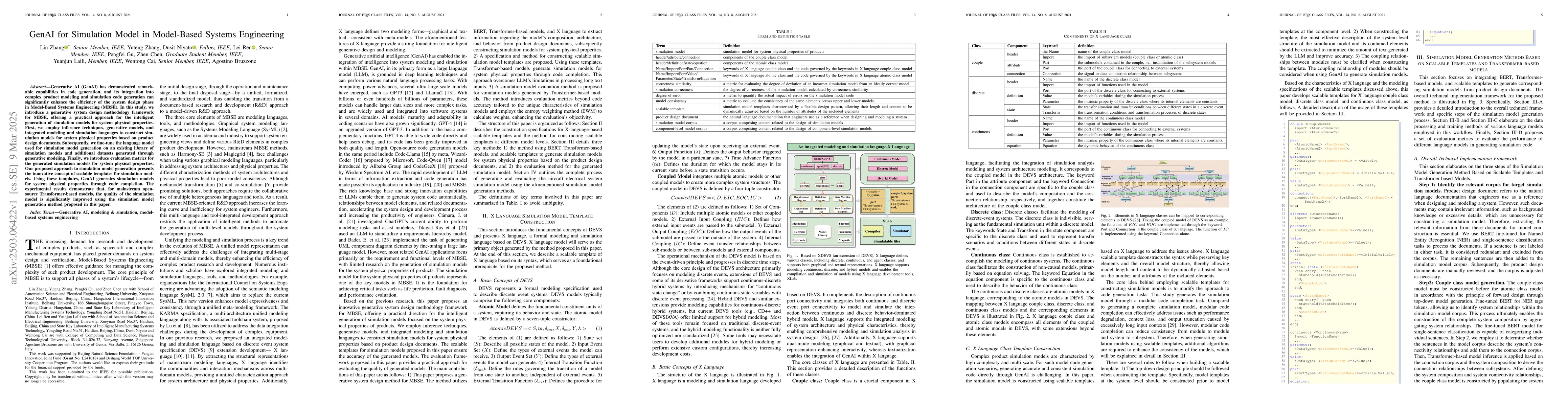 Thumbnail for GenAI for Simulation Model in Model-Based Systems Engineering