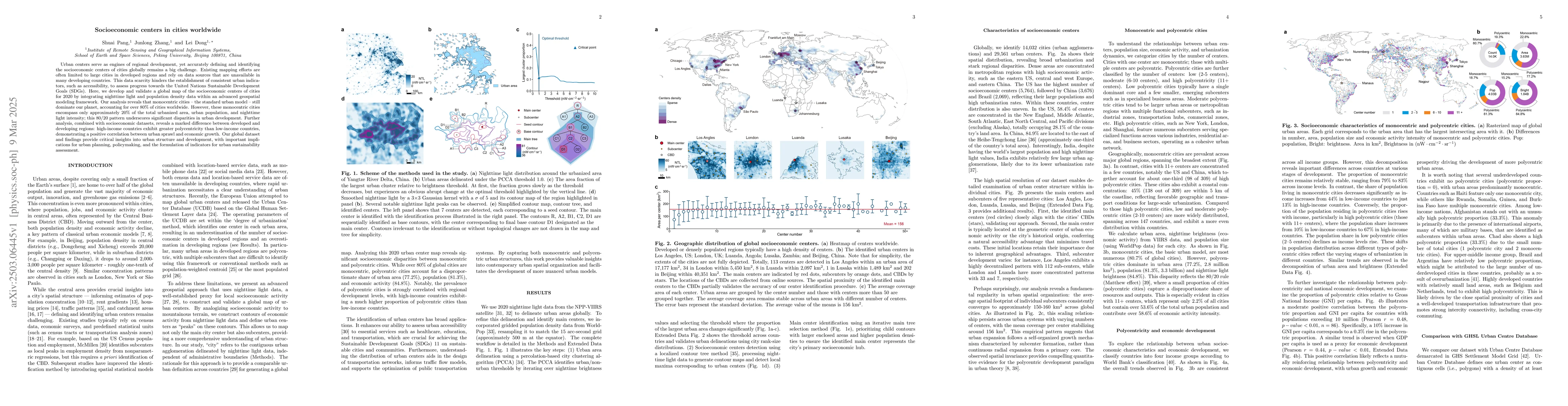 Thumbnail for Socioeconomic centers in cities worldwide