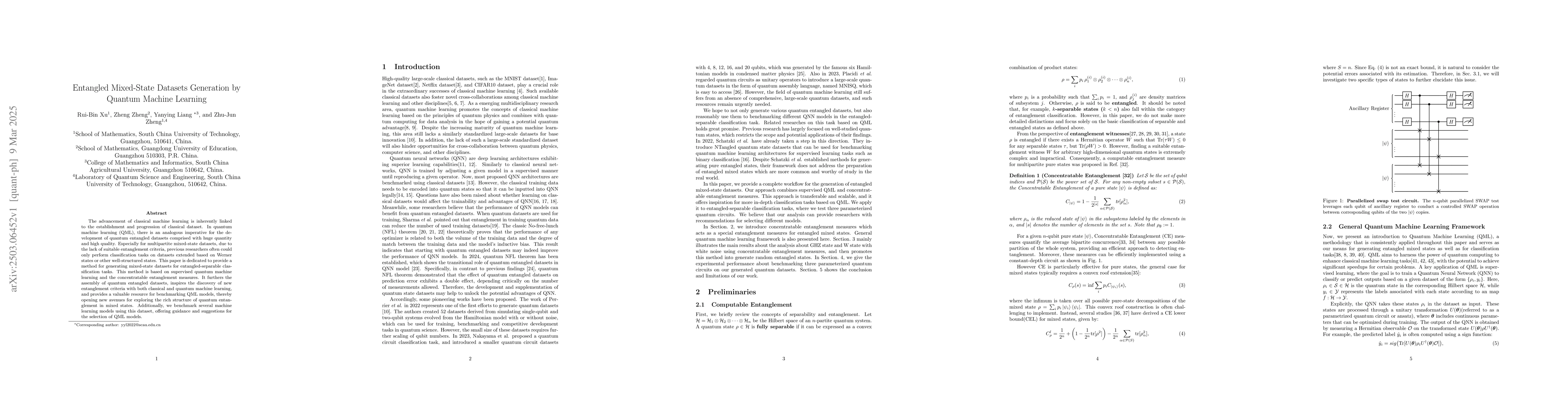 Thumbnail for Entangled mixed-state datasets generation by quantum machine learning