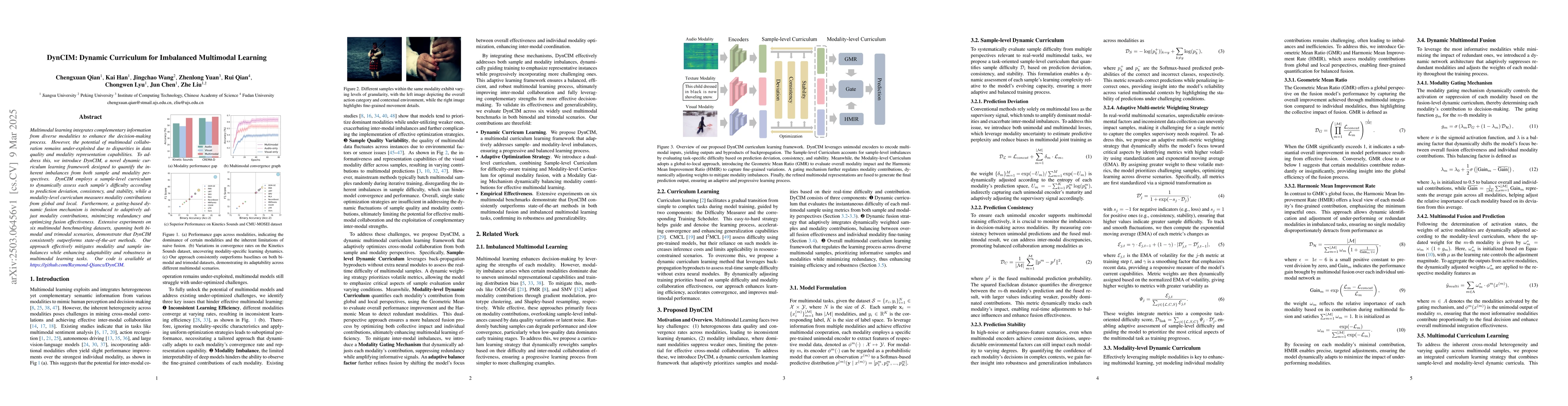 Thumbnail for DynCIM: Dynamic Curriculum for Imbalanced Multimodal Learning
