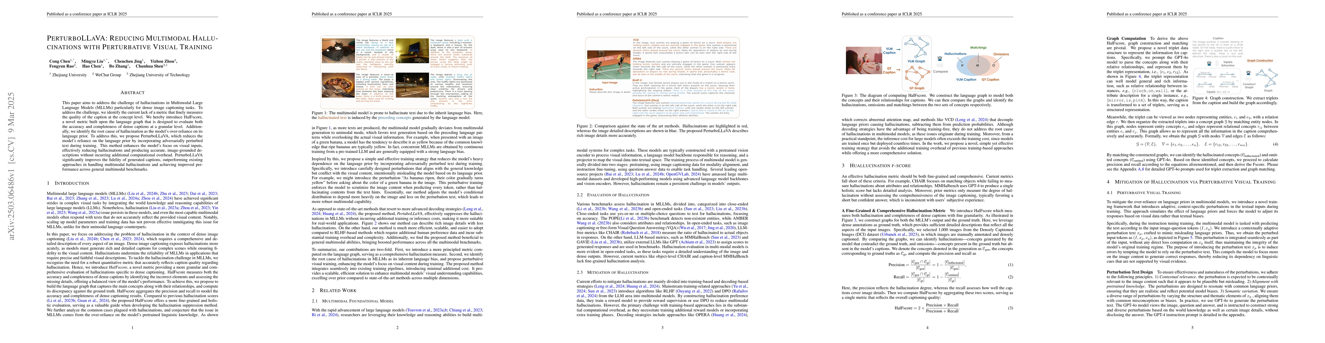 Thumbnail for PerturboLLaVA: Reducing Multimodal Hallucinations with Perturbative
  Visual Training
