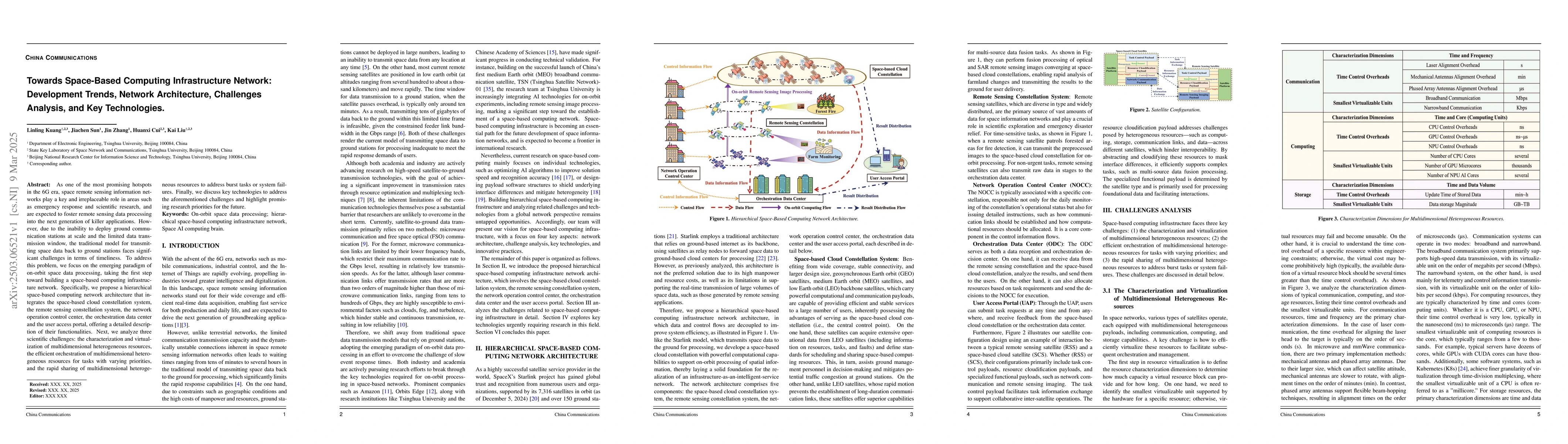Thumbnail for Towards Space-Based Computing Infrastructure Network: Development
  Trends, Network Architecture, Challenges Analysis, and Key Technologies