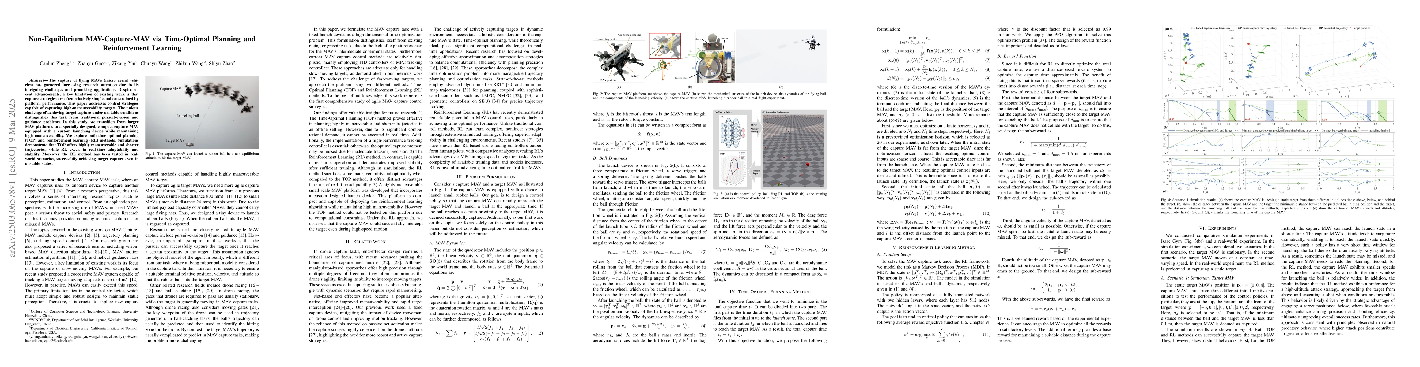 Thumbnail for Non-Equilibrium MAV-Capture-MAV via Time-Optimal Planning and
  Reinforcement Learning