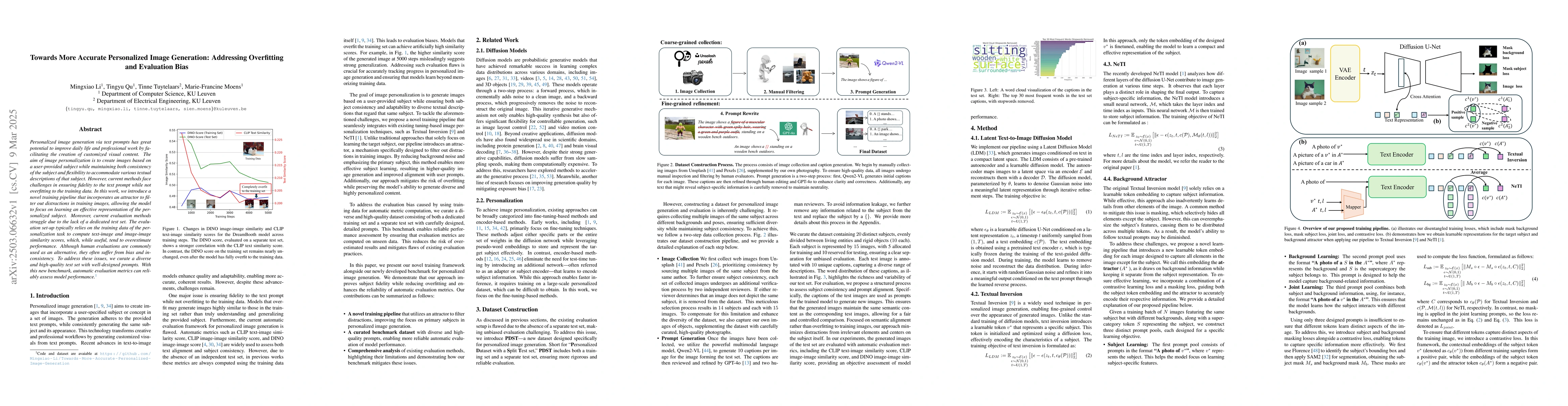 Thumbnail for Towards More Accurate Personalized Image Generation: Addressing
  Overfitting and Evaluation Bias