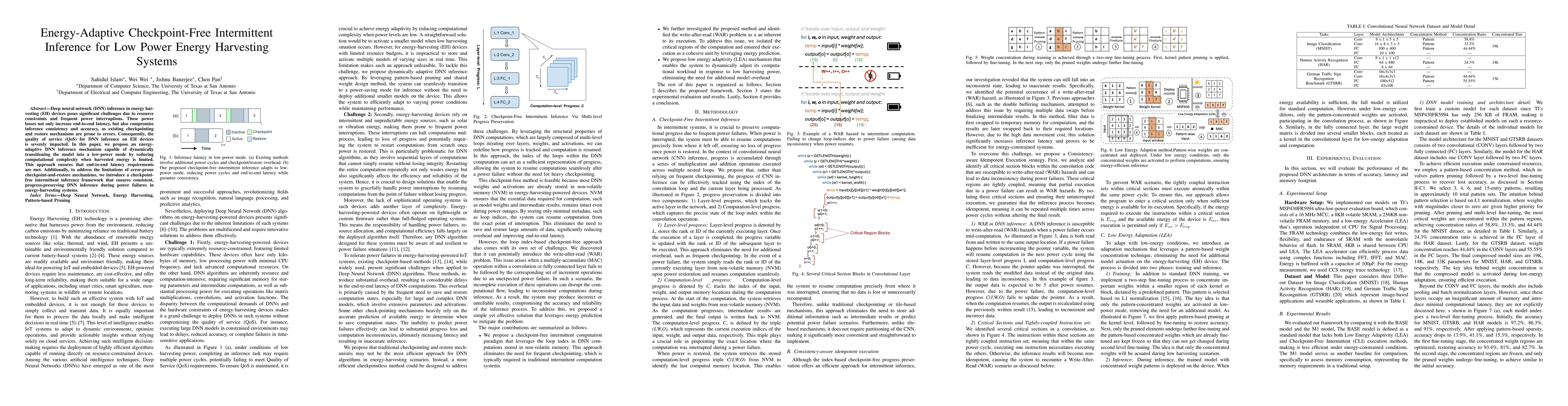 Thumbnail for Energy-Adaptive Checkpoint-Free Intermittent Inference for Low Power
  Energy Harvesting Systems