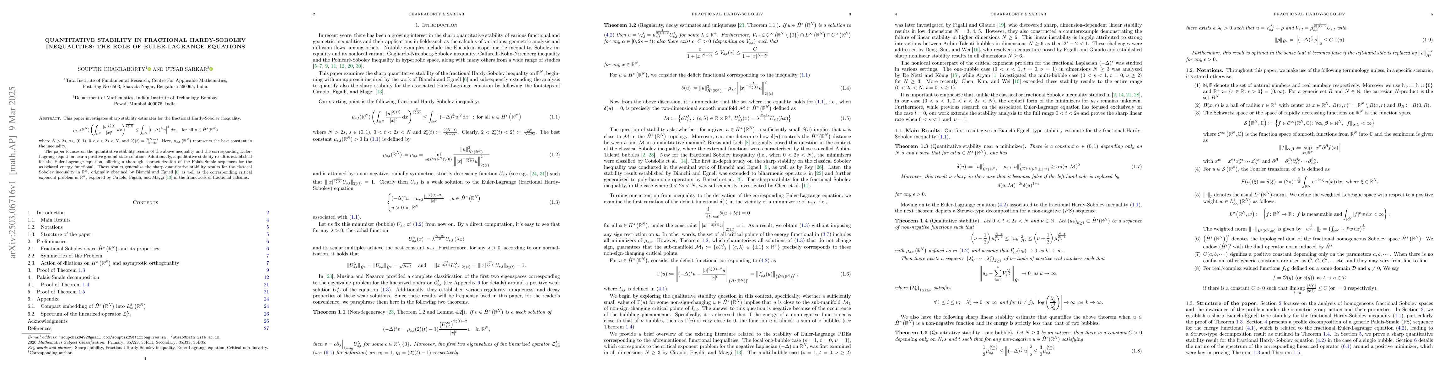 Thumbnail for Quantitative Stability in Fractional Hardy-Sobolev Inequalities: The
  Role of Euler-Lagrange Equations