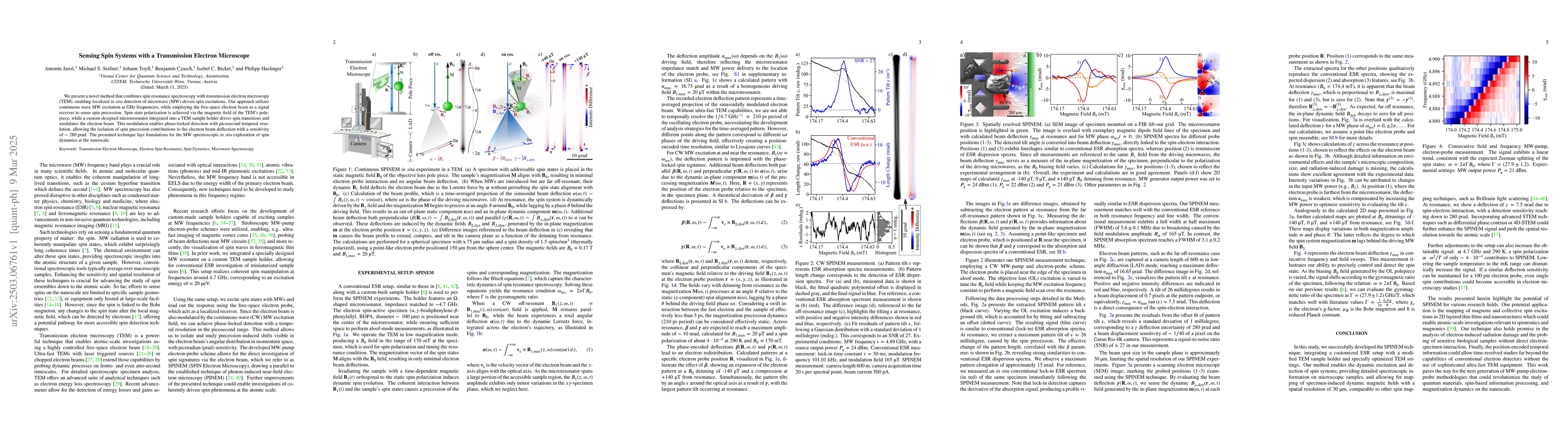 Thumbnail for Sensing Spin Systems with a Transmission Electron Microscope
