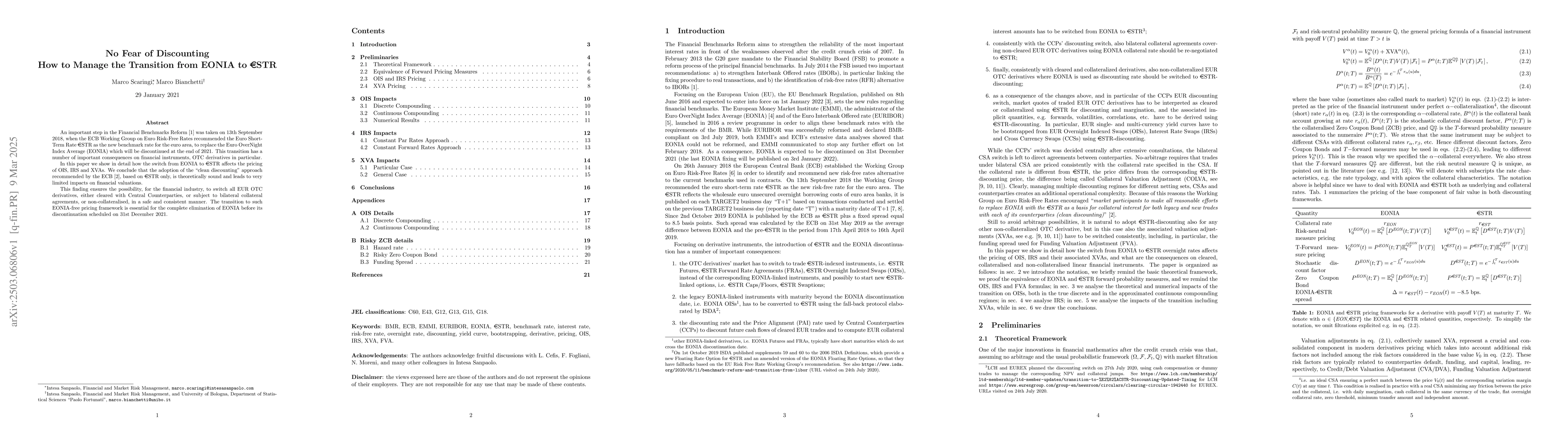 Thumbnail for No Fear of Discounting How to Manage the Transition from EONIA to ESTR
