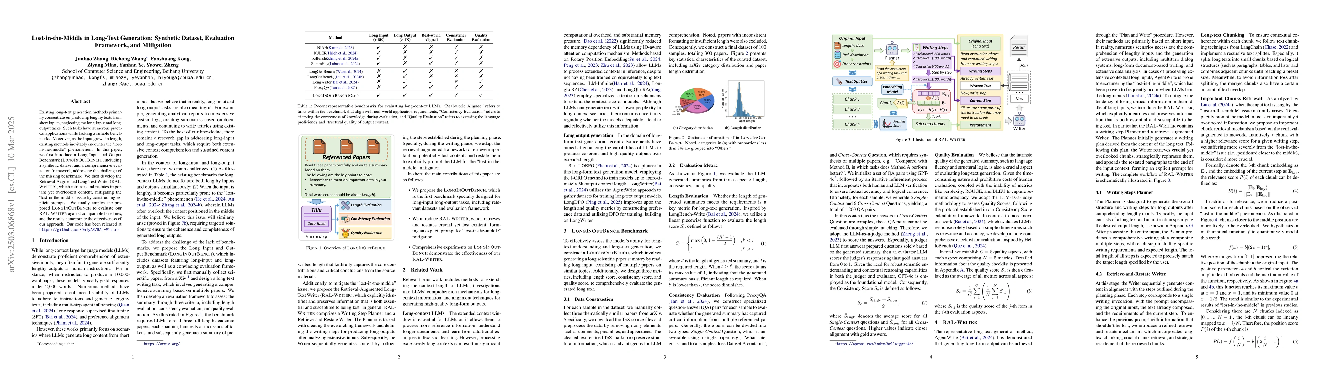 Thumbnail for Lost-in-the-Middle in Long-Text Generation: Synthetic Dataset,
  Evaluation Framework, and Mitigation