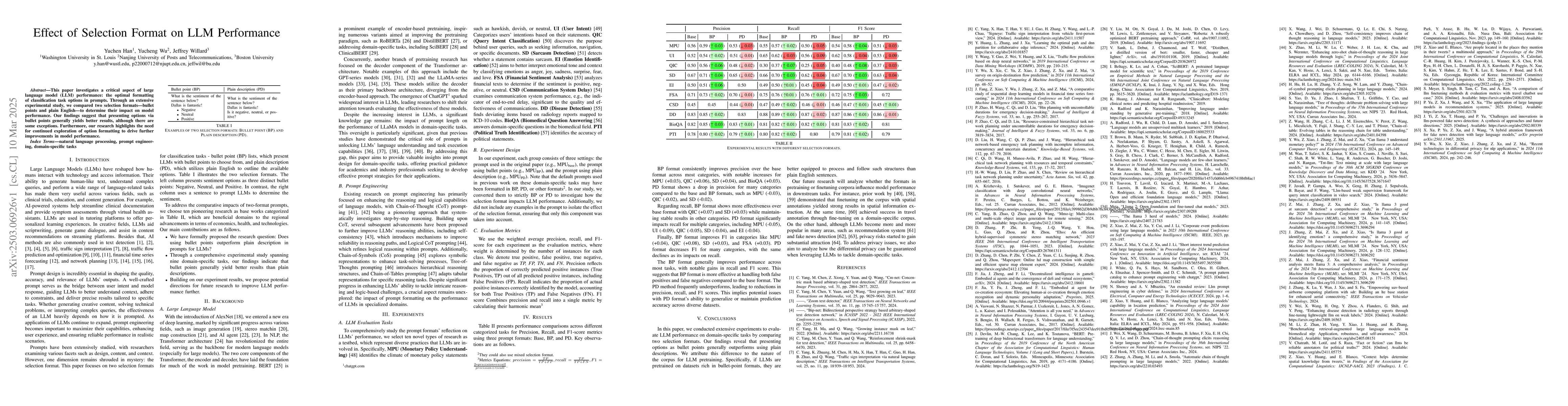 Thumbnail for Effect of Selection Format on LLM Performance
