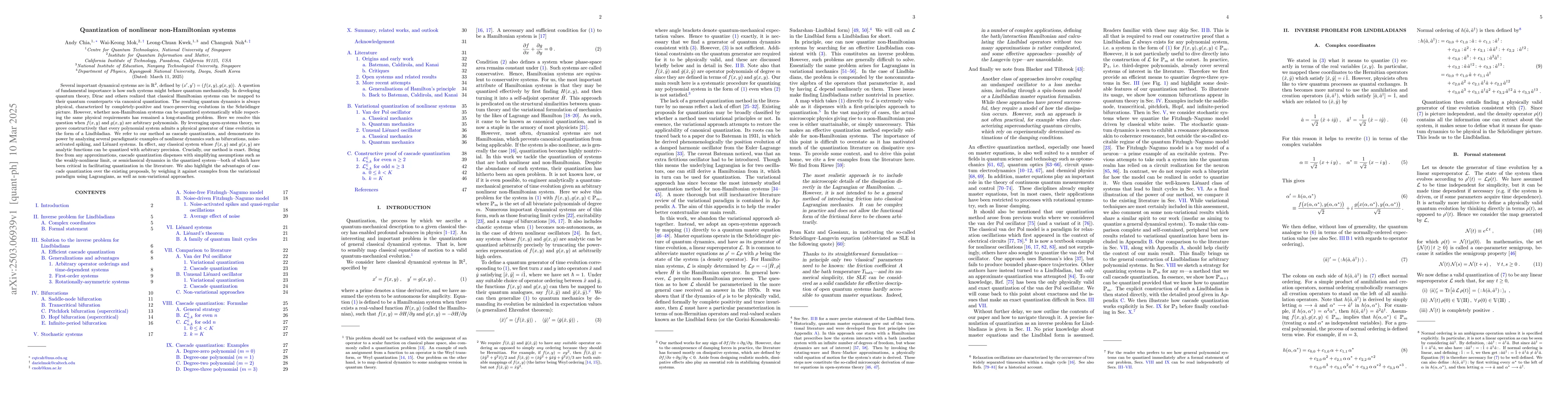 Thumbnail for Quantization of nonlinear non-Hamiltonian systems