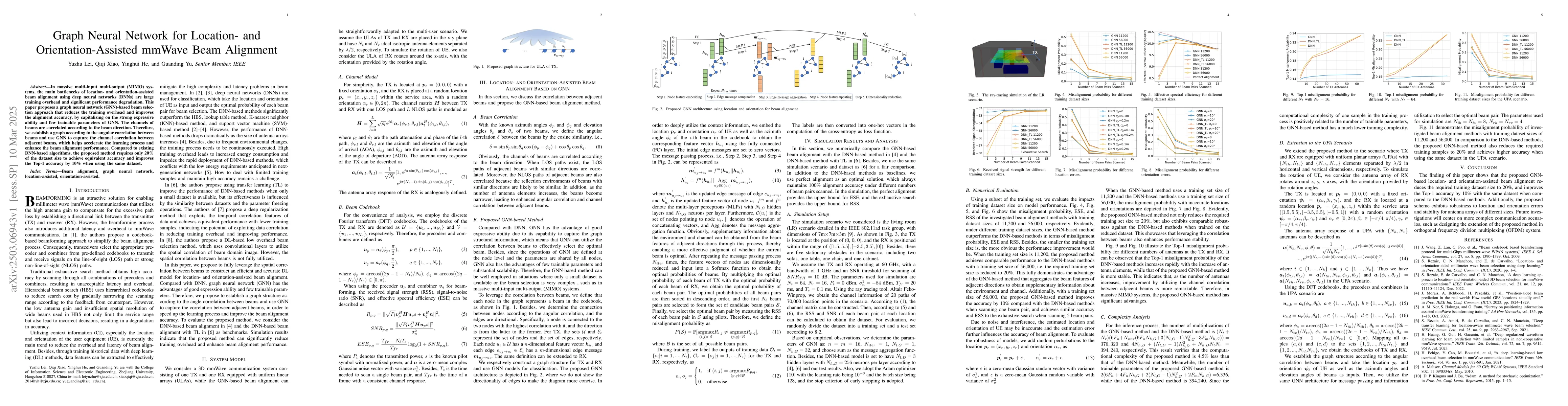 Thumbnail for Graph Neural Network for Location- and Orientation-Assisted mmWave Beam
  Alignment