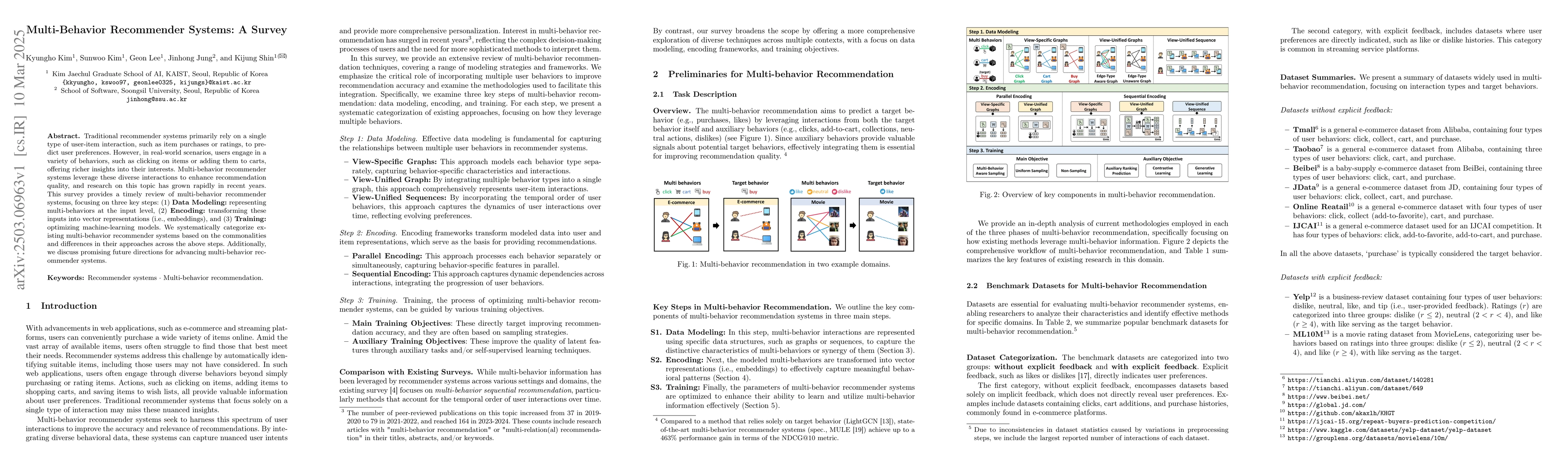 Thumbnail for Multi-Behavior Recommender Systems: A Survey