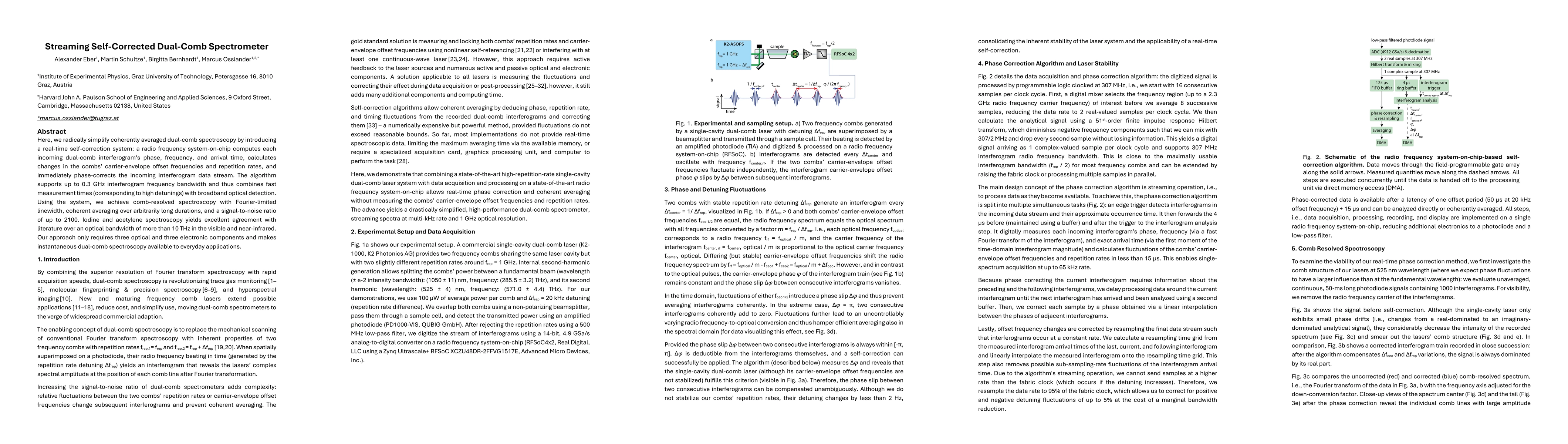 Thumbnail for Streaming Self-Corrected Dual-Comb Spectrometer