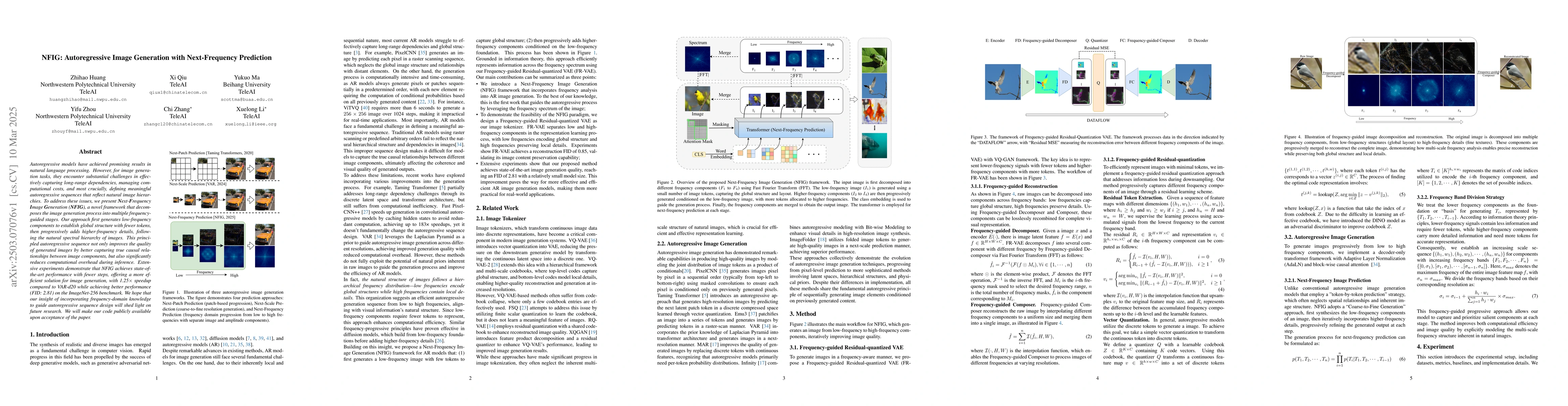 Thumbnail for NFIG: Autoregressive Image Generation with Next-Frequency Prediction