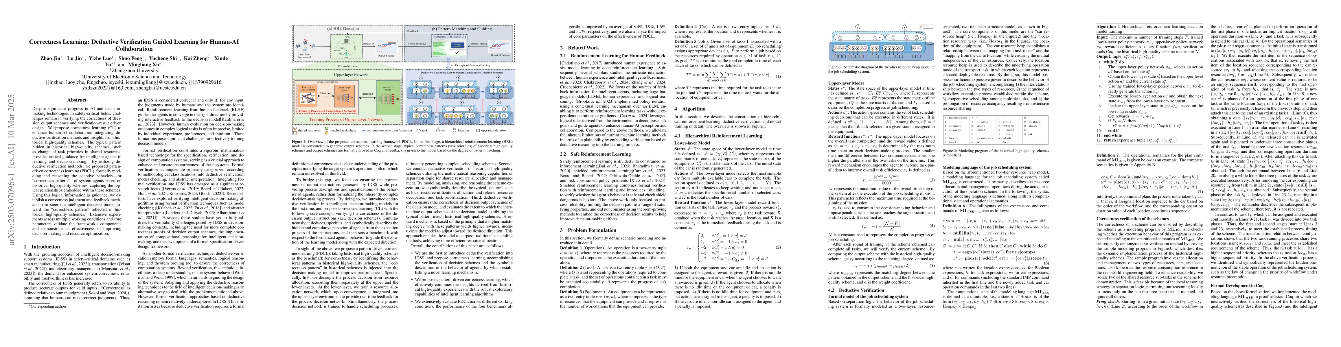 Thumbnail for Correctness Learning: Deductive Verification Guided Learning for
  Human-AI Collaboration