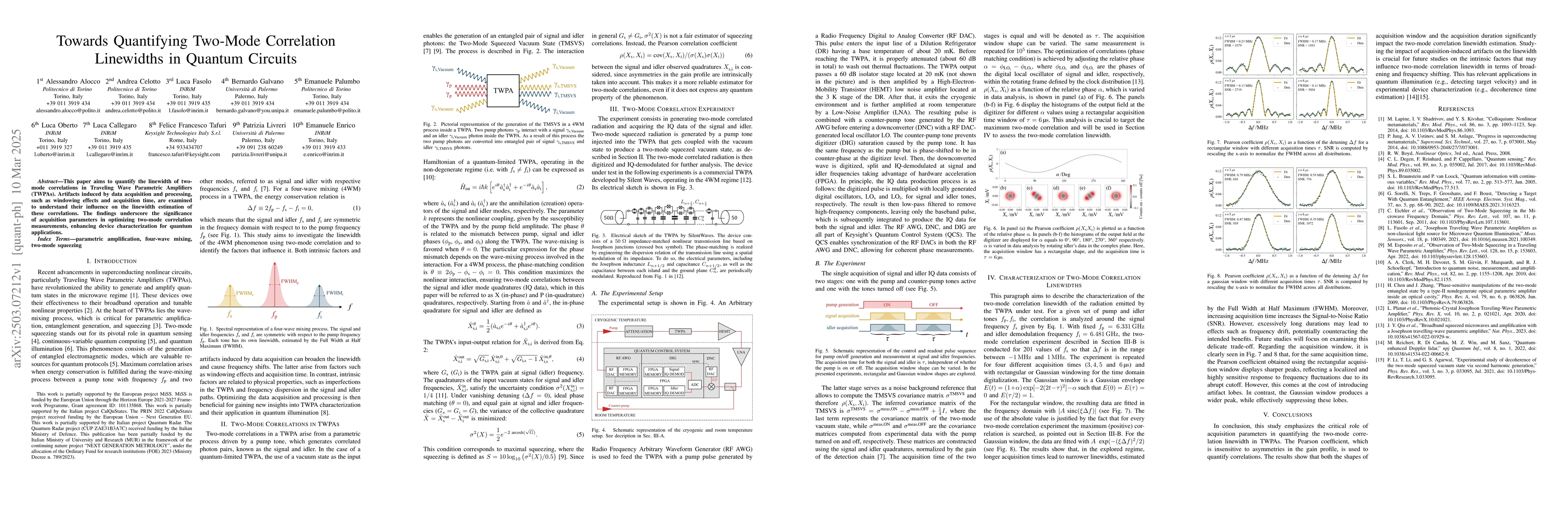 Thumbnail for Towards Quantifying Two-Mode Correlation Linewidths in Quantum Circuits