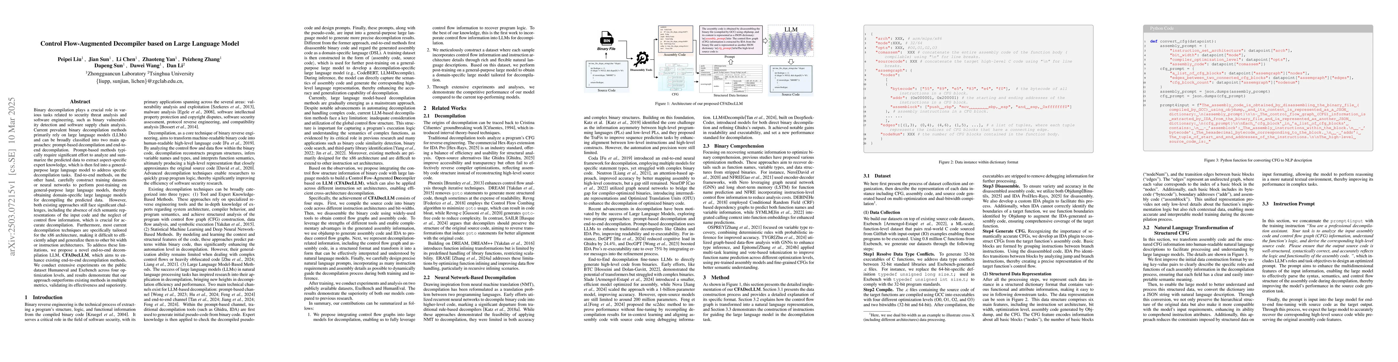 Thumbnail for Control Flow-Augmented Decompiler based on Large Language Model