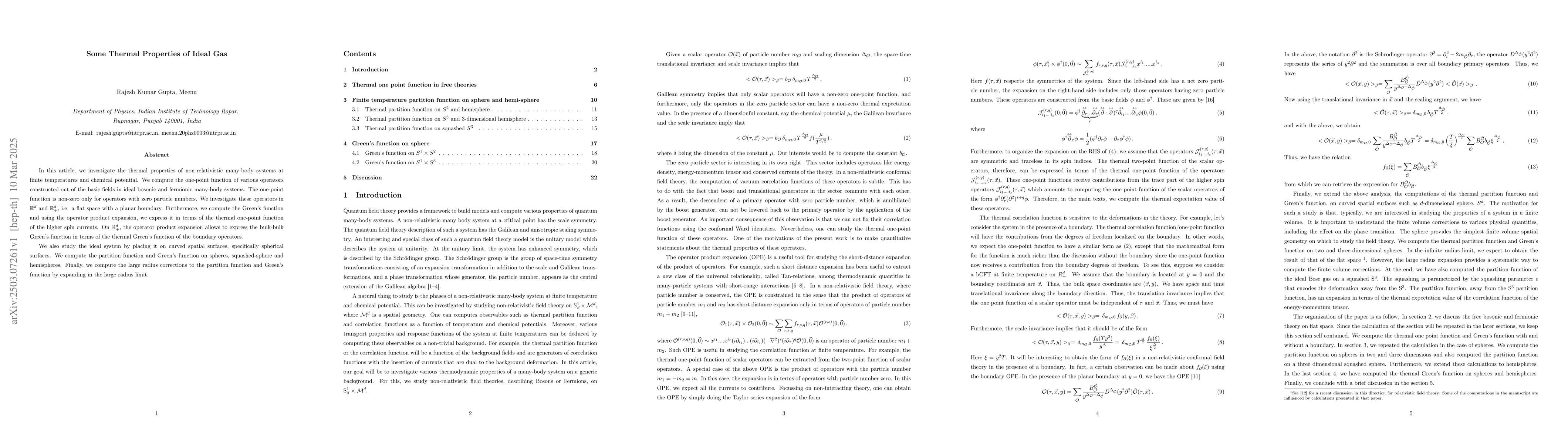 Thumbnail for Some Thermal Properties of Ideal Gas