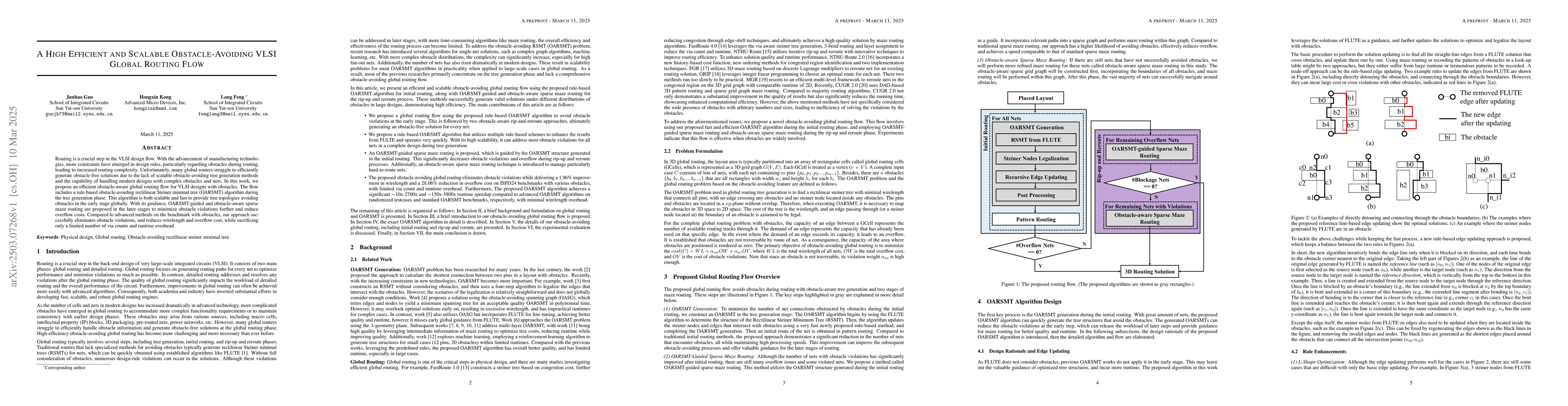 Thumbnail for A High Efficient and Scalable Obstacle-Avoiding VLSI Global Routing Flow