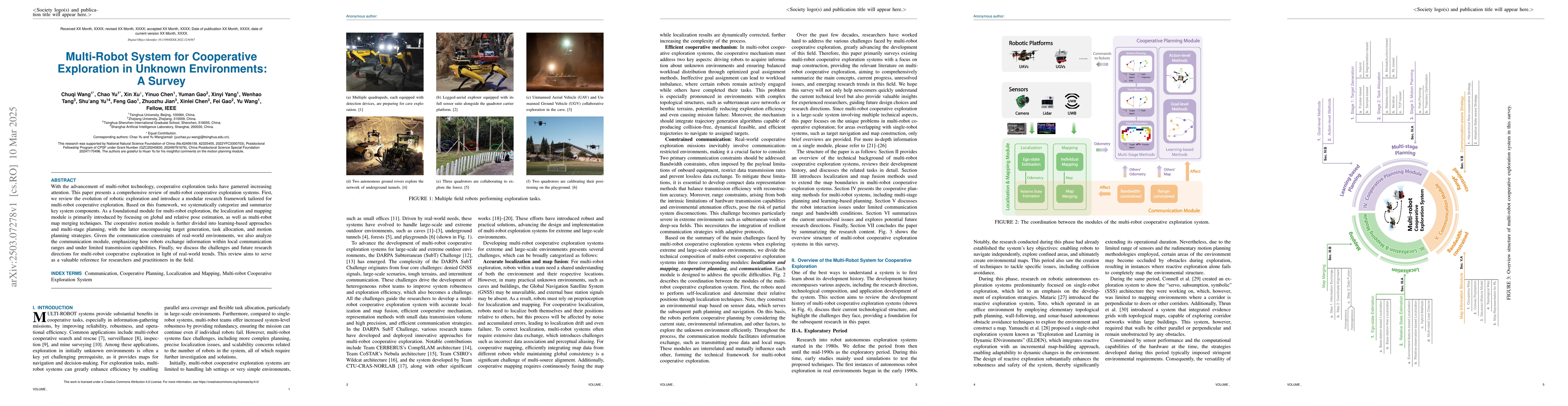 Thumbnail for Multi-Robot System for Cooperative Exploration in Unknown Environments:
  A Survey