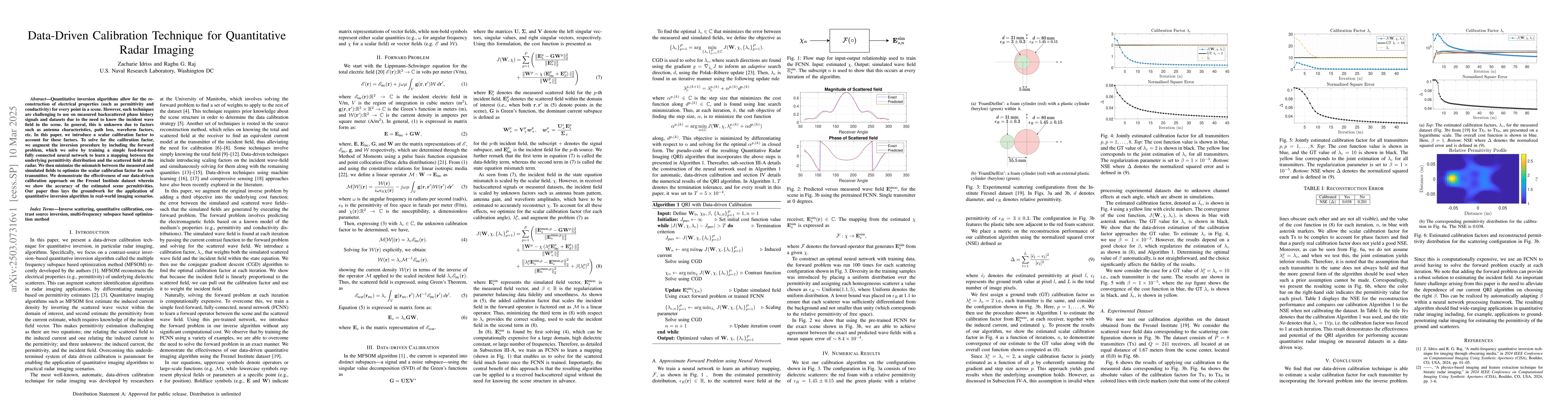 Thumbnail for Data-Driven Calibration Technique for Quantitative Inversion