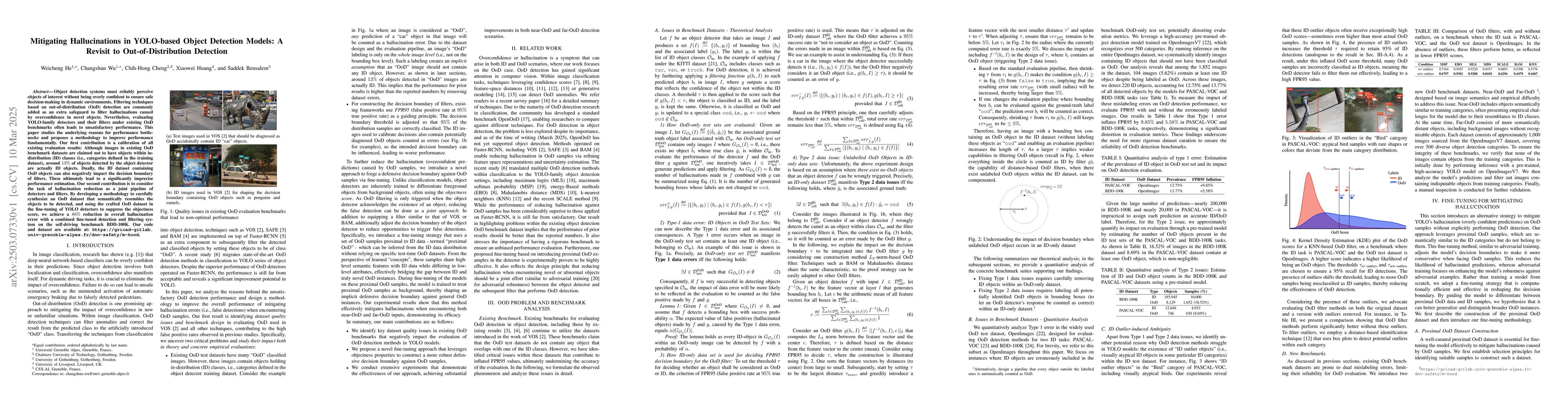 Thumbnail for Mitigating Hallucinations in YOLO-based Object Detection Models: A
  Revisit to Out-of-Distribution Detection