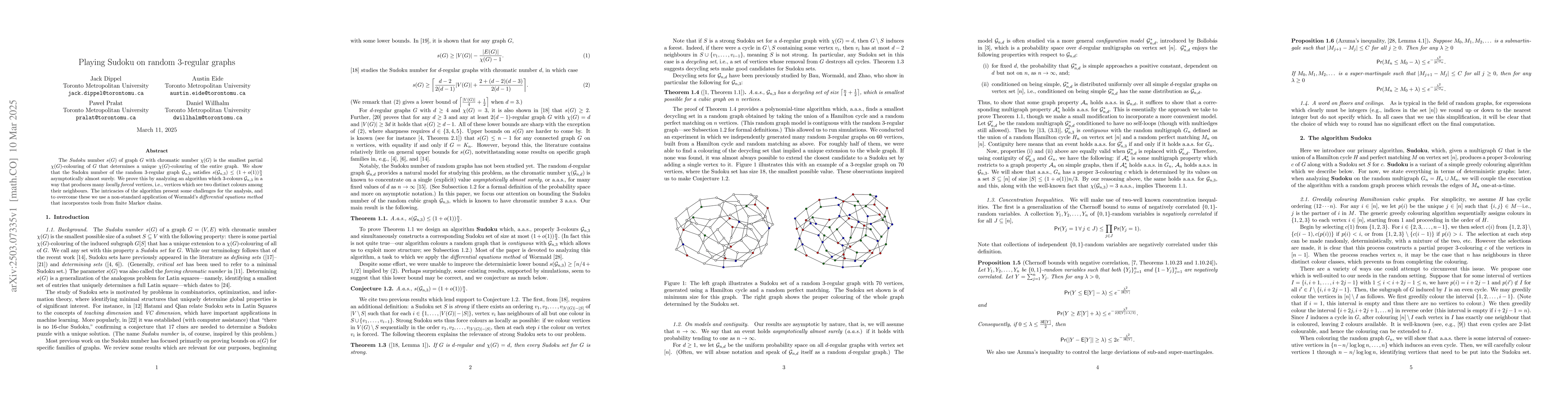 Thumbnail for Playing Sudoku on random 3-regular graphs