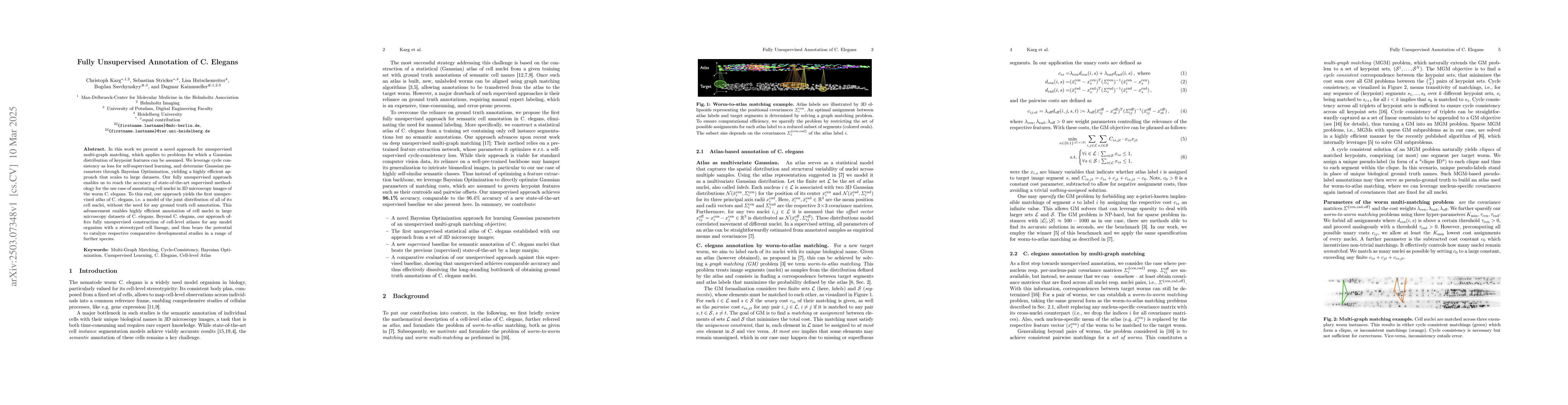 Thumbnail for Fully Unsupervised Annotation of C. Elegans