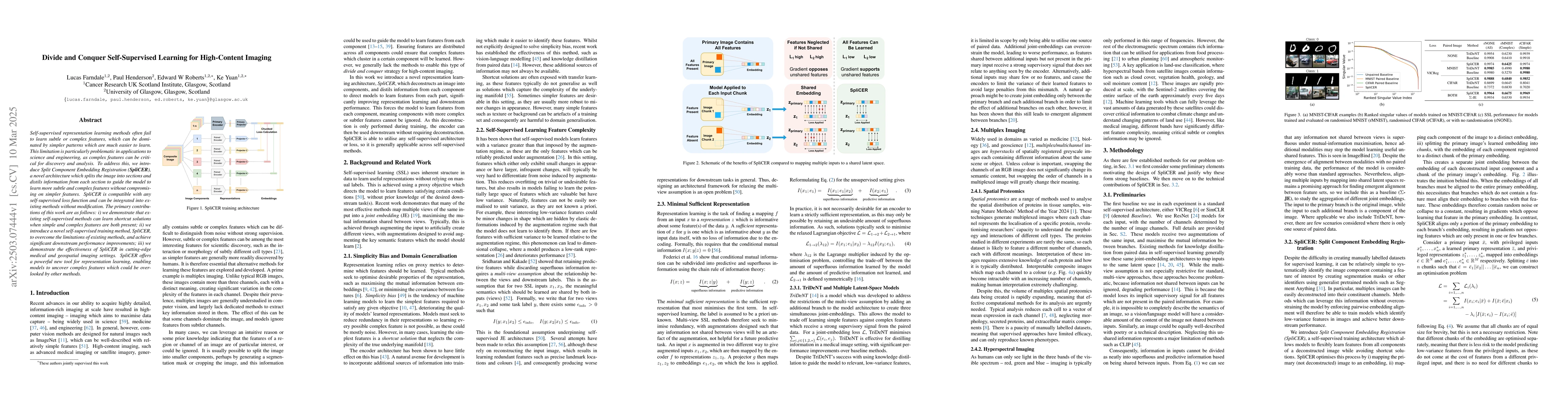 Thumbnail for Divide and Conquer Self-Supervised Learning for High-Content Imaging