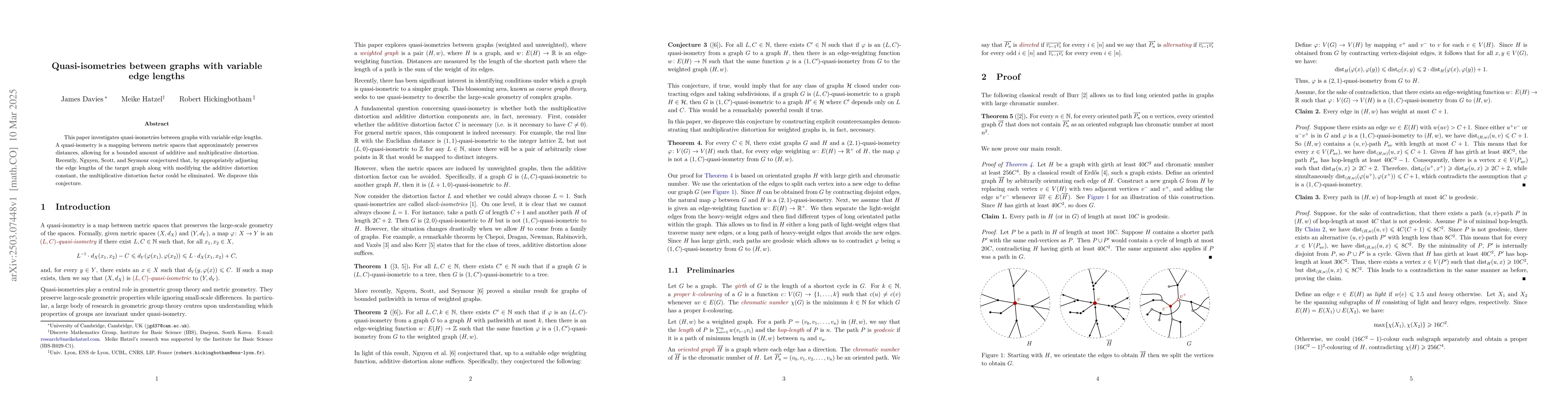 Thumbnail for Quasi-isometries between graphs with variable edge lengths