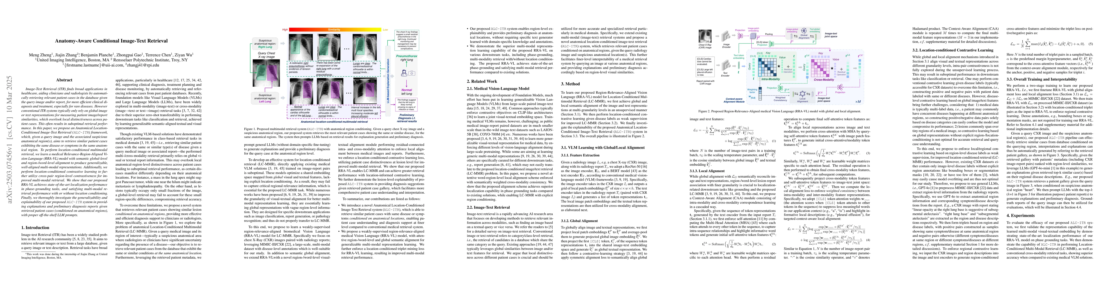 Thumbnail for Anatomy-Aware Conditional Image-Text Retrieval