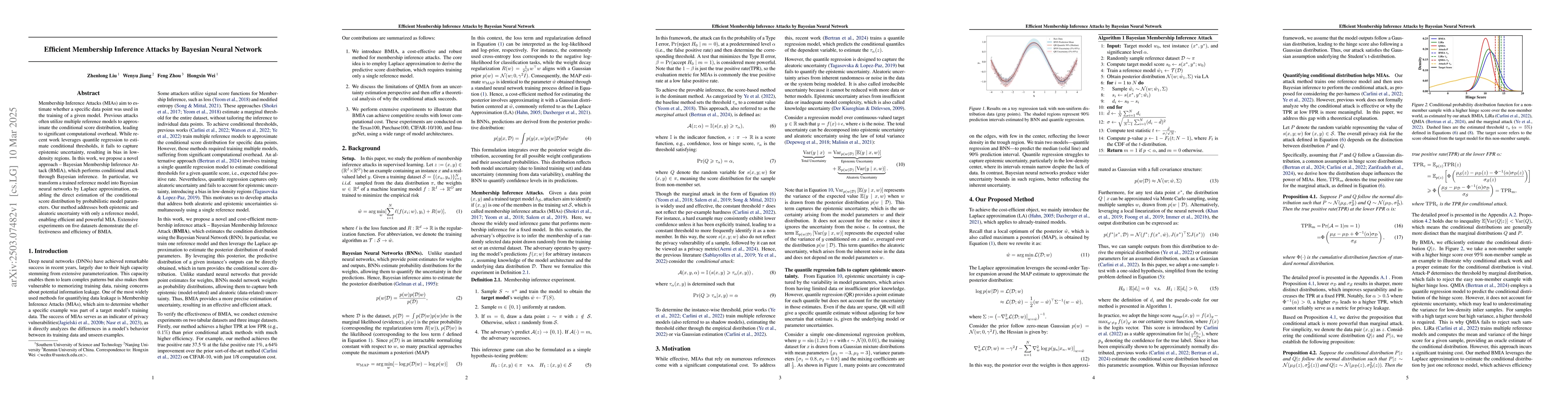 Thumbnail for Efficient Membership Inference Attacks by Bayesian Neural Network