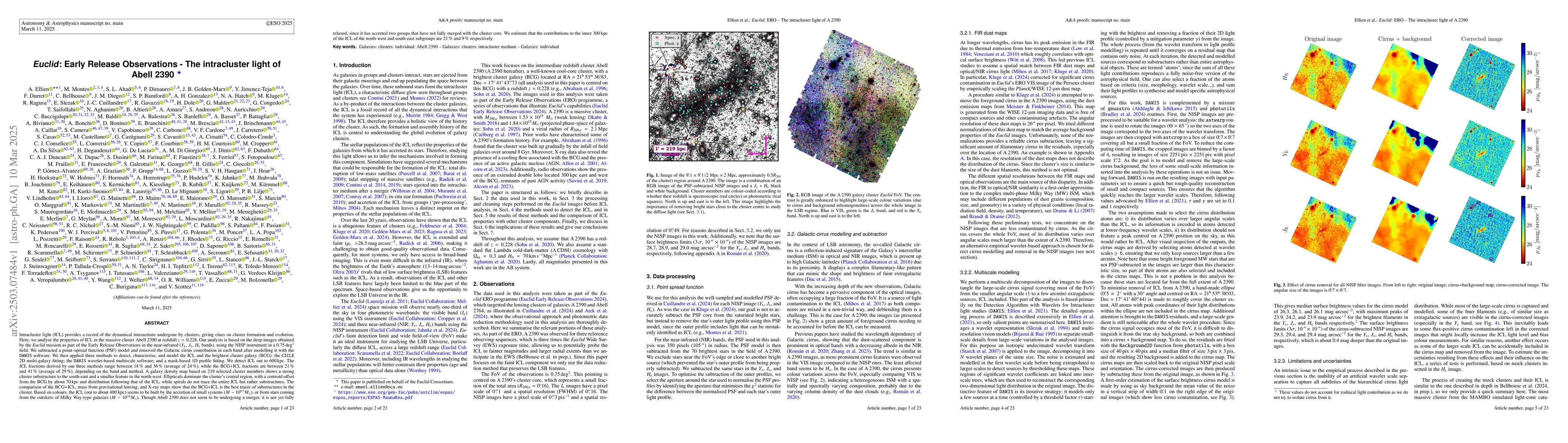 Thumbnail for Euclid: Early Release Observations -- The Intracluster Light of Abell
  2390