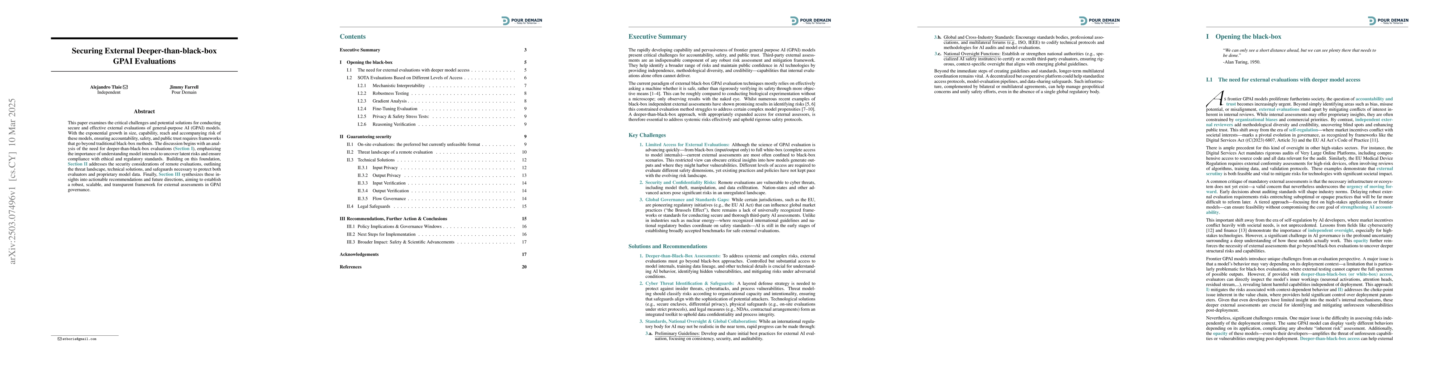 Thumbnail for Securing External Deeper-than-black-box GPAI Evaluations