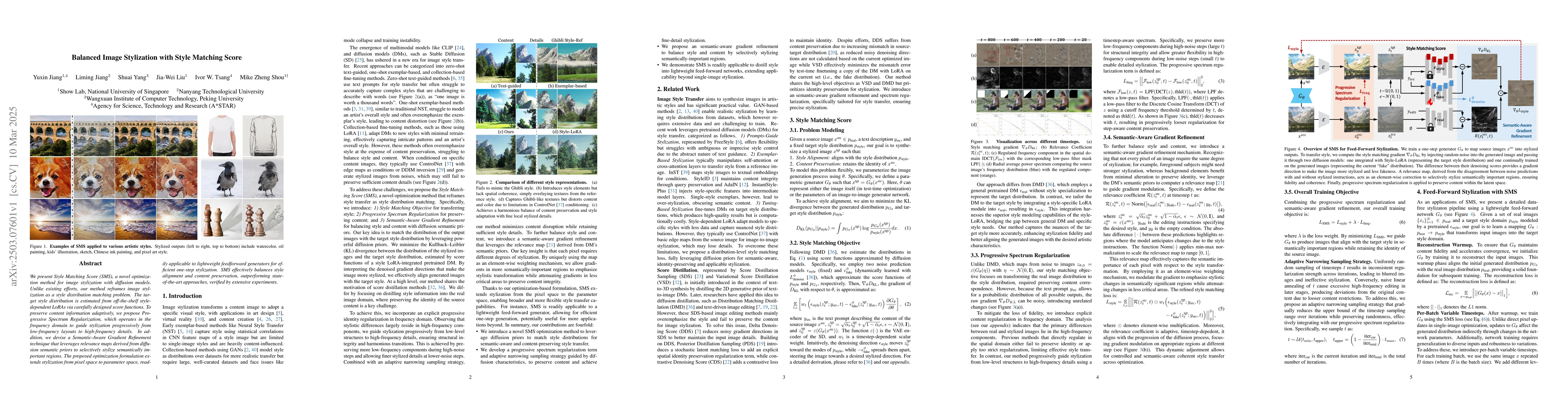 Thumbnail for Balanced Image Stylization with Style Matching Score