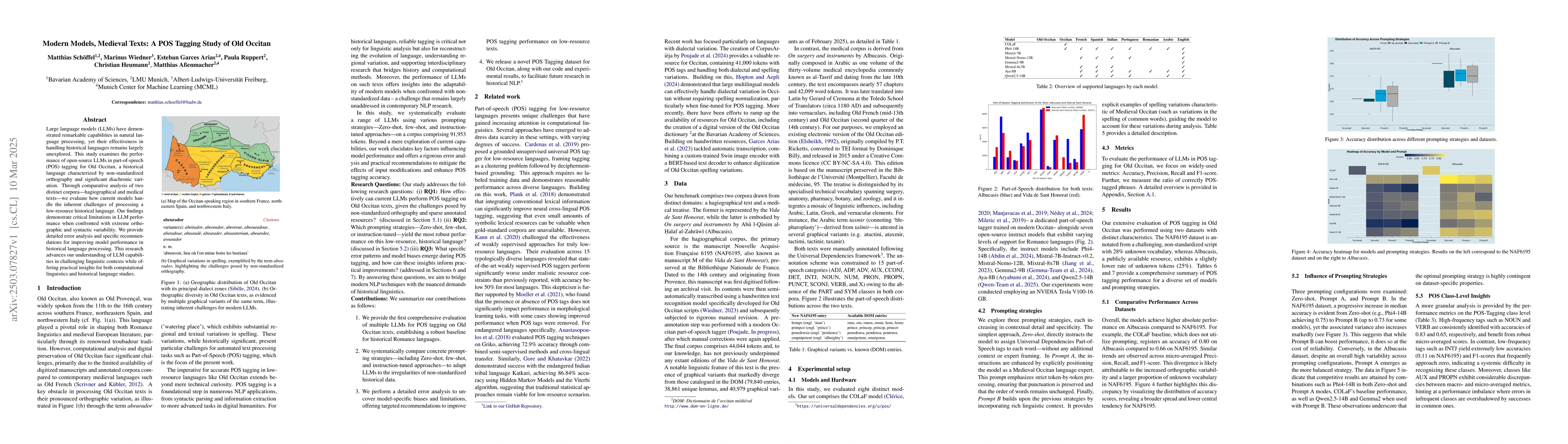 Thumbnail for Modern Models, Medieval Texts: A POS Tagging Study of Old Occitan