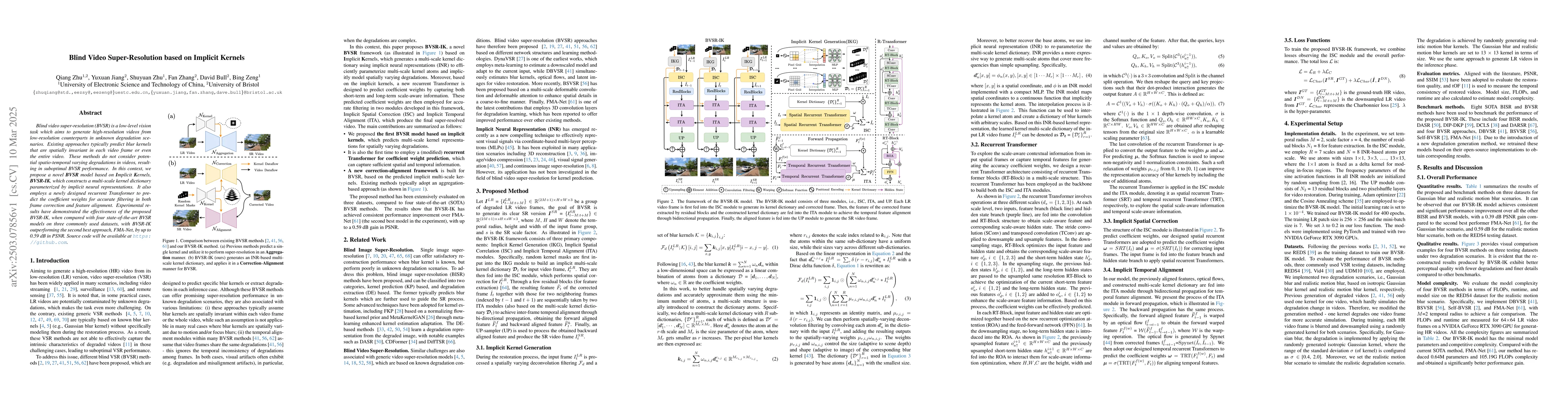 Thumbnail for Blind Video Super-Resolution based on Implicit Kernels