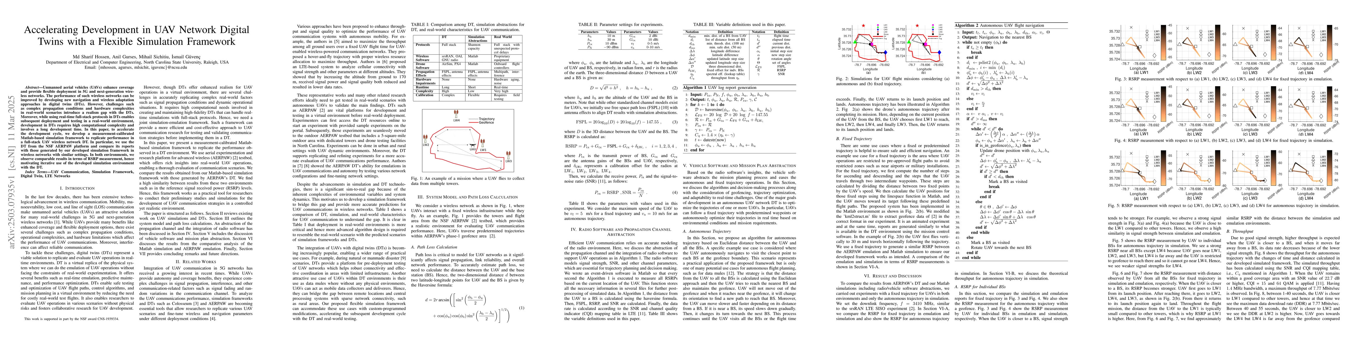 Thumbnail for Accelerating Development in UAV Network Digital Twins with a Flexible
  Simulation Framework