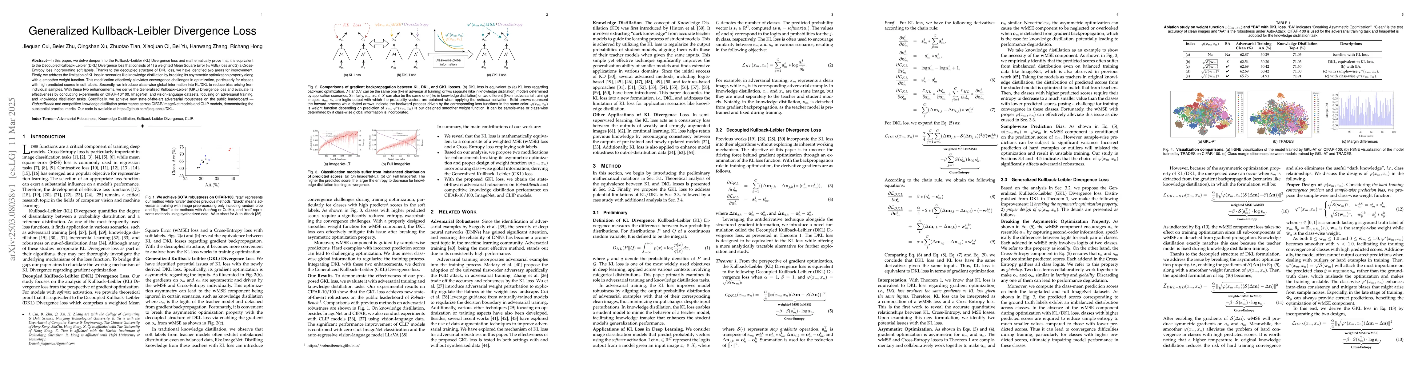 Thumbnail for Generalized Kullback-Leibler Divergence Loss